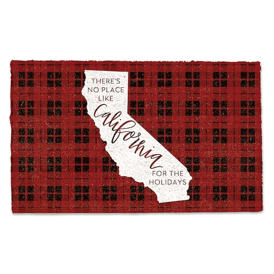California for the Holidays Doormat